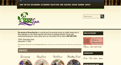 Desktop Screenshot of greendogspa.com